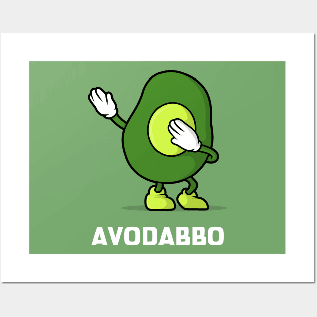 Avodabbo Dabbing Avocado Wall Art by marko.vucilovski@gmail.com